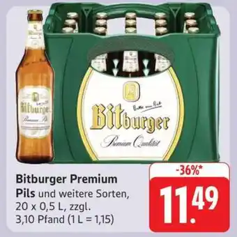 Edeka Bitburger Premium Pils Angebot