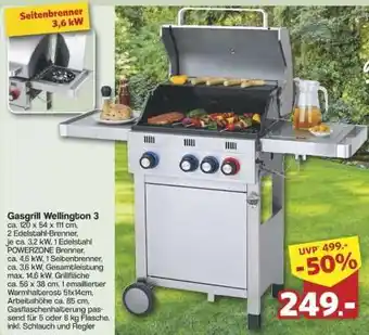 Famila Nord Ost Gasgrill Wellington 3 Angebot