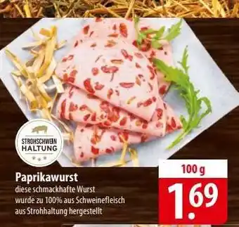 Famila Nord Ost Paprikawurst Angebot