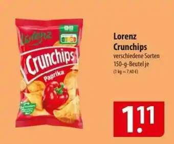 Famila Nord Ost LORENZ Crunchips Angebot