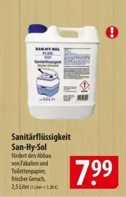 Famila Nord Ost Sanitärflüssigkeit San-Hy-Sol Angebot
