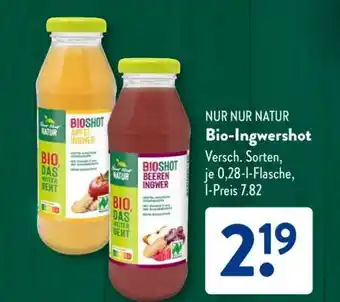 Aldi Süd Bio-Ingwershot Angebot