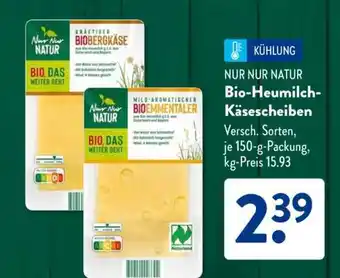 Aldi Süd Bio-Heumilch-Käsescheiben Angebot