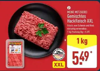 Aldi Nord MEINE METZGEREI Gemischtes Hackfleisch XXL Angebot