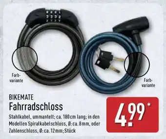 Aldi Nord BIKEMATE Fahrradschloss Angebot