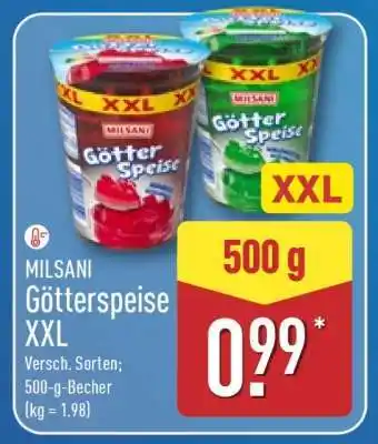 Aldi Nord MILSANI Götterspeise XXL Angebot