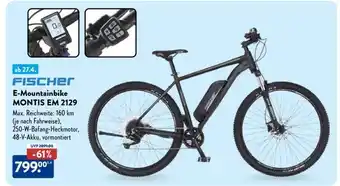 Aldi Nord FISCHER E-Mountainbike MONTIS EM 2129 Angebot