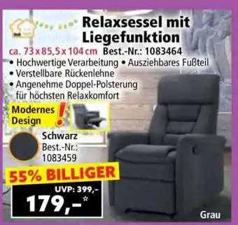 Norma Relaxsessel mit Liegefunktion Angebot
