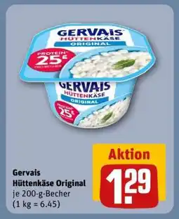 REWE Gervais Hüttenkäse Original Angebot