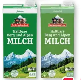 Scheck-in-Center Berchtesgadener Land Haltbare Berg und Alpen-Milch Angebot