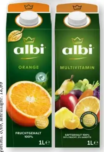 Scheck-in-Center Albi Saft Angebot