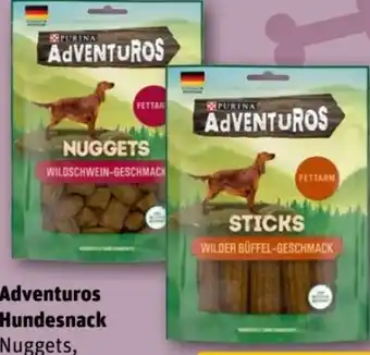 REWE Center Purina Adventuros Hundesnack Angebot