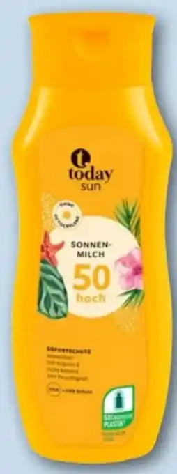 REWE Center Today Sun Sonnenmilch LSF 50 Angebot