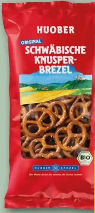 REWE Huober Brezel Original Schwäbische Bio Knusper-Brezel Angebot