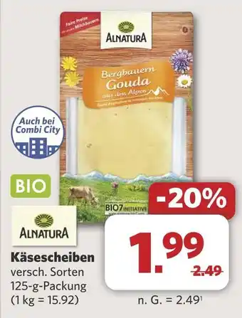 Combi Alnatura käsescheiben Angebot