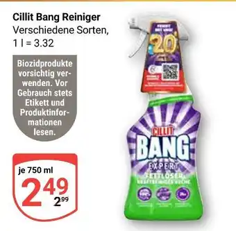 Globus Cillit bang reiniger Angebot