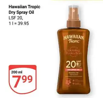Globus Hawaiian tropic dry spray oil Angebot