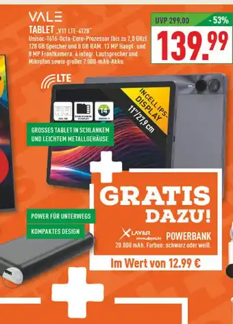 Marktkauf Vale tablet_v11 lte-4128 Angebot