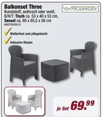 Poco Progarden balkonset three Angebot