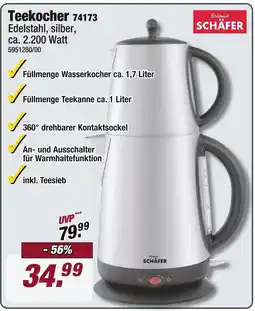 Poco Schäfer teekocher 74173 Angebot