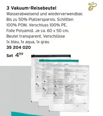 Tchibo 3 vakuum-reisebeutel Angebot