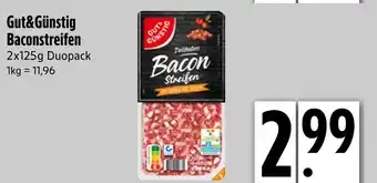 Edeka Gut&günstig baconstreifen Angebot