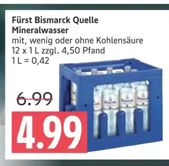 Marktkauf Fürst bismarck quelle mineralwasser Angebot