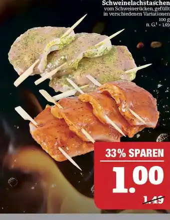 Marktkauf Schweinelachstaschen Angebot