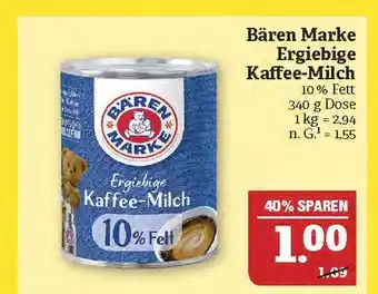 Marktkauf Bären marke ergiebige kaffee-milch Angebot