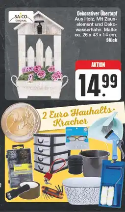 Edeka Saico dekorativer übertopf Angebot