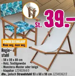 Hornbach Regiestuhl Angebot
