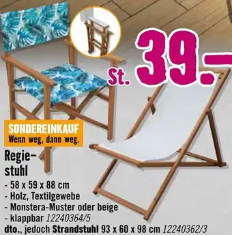 Hornbach Regiestuhl Angebot