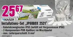 Hornbach KAISER Installations-Set „IP68BOX 2521" Angebot