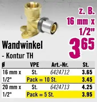 Hornbach Veporit Wandwinkel Angebot