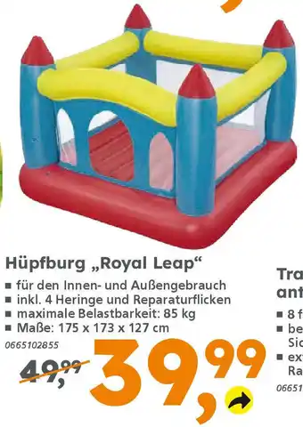 Globus Baumarkt Hüpfburg „Royal Leap" Angebot