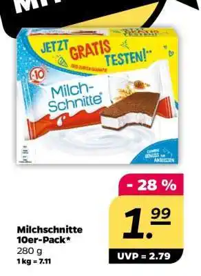 NETTO Milchschnitte 10er-Pack Angebot