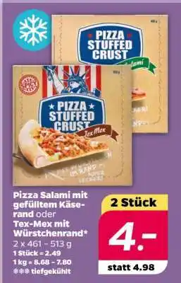 NETTO Pizza Stuffed Crust Angebot