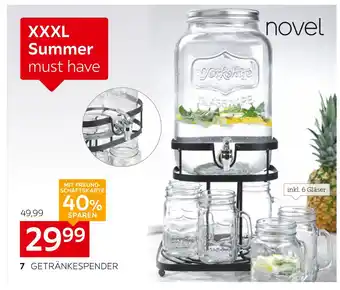 XXXLutz Novel getränkespender „summer“ Angebot