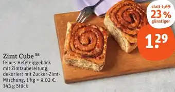 tegut Zimt Cube Angebot