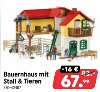 Spiele Max Bauernhaus mit Stall & Tieren Angebot