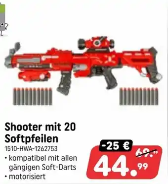 Spiele Max Shooter mit 20 Softpfeilen Angebot