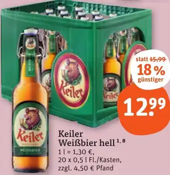 tegut Keiler Weißbier hell Angebot