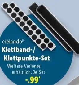 Lidl crelando Klettband-/ Klettpunkte-Set Angebot