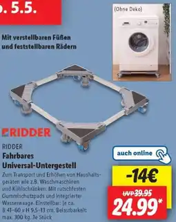Lidl RIDDER Fahrbares Universal-Untergestell Angebot