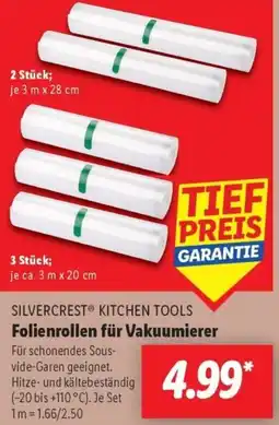 Lidl SILVERCREST KITCHEN TOOLS Folienrollen für Vakuumierer Angebot