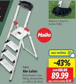 Lidl Hailo Alu-Leiter Angebot