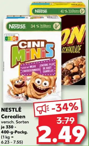 Kaufland NESTLÉ Cerealien Angebot