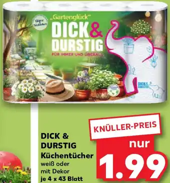 Kaufland DICK & DURSTIG Küchentücher Angebot
