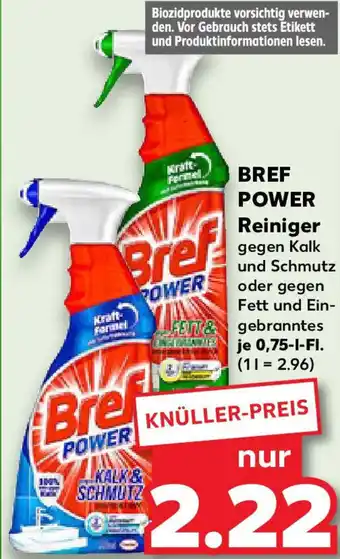 Kaufland BREF POWER Reiniger Angebot