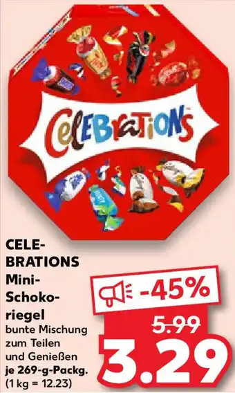 Kaufland CELEBRATIONS Mini Schokoriegel Angebot